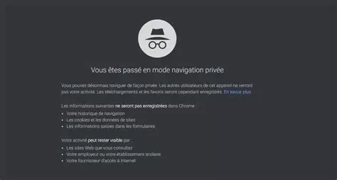 Le mode de navigation privée protège t-il vraiment la confidentialité de nos informations ?