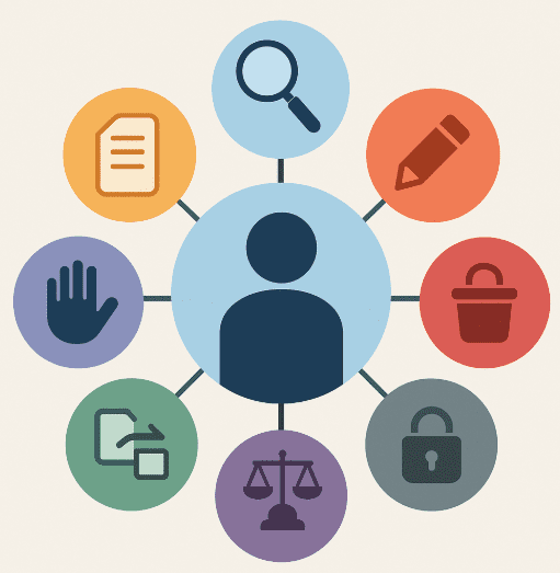 Panorama des droits (RGPD & LIL) des personnes concernées